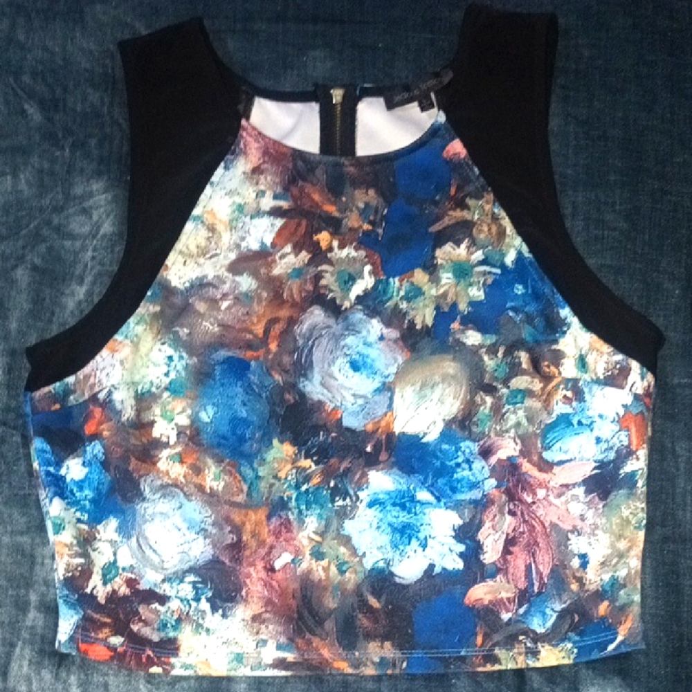 Floral Sleeveless Women's Top